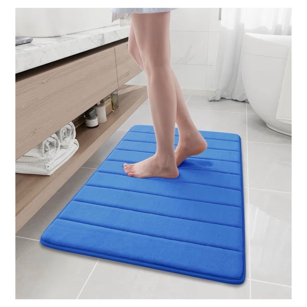 Buganda Memory Foam Bath Mat, 35.4" x 24", Ultra Soft